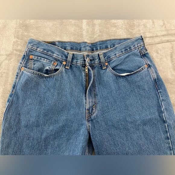 Levi's 550 Jeans Men's 36X30 Blue Denim Relaxed Fit Tapered Leg Casual - Picture 4 of 13